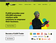 Tablet Screenshot of flash.co.za