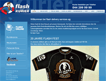 Tablet Screenshot of flash.ch